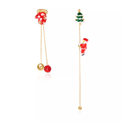 Christmas Santa Drop Earrings