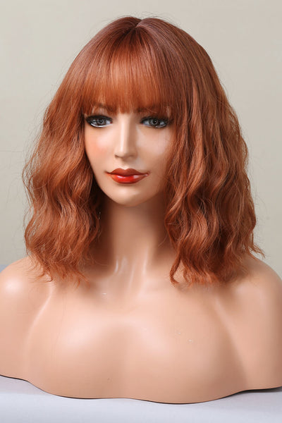 Stylish Bobo Wave 12'' Wig - Soft Pink, Comfortable Fit