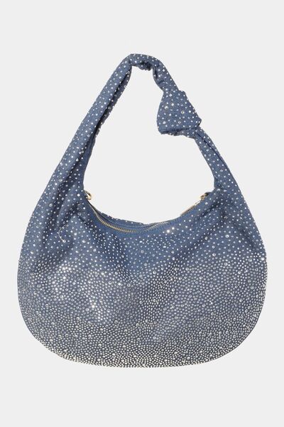 Fame Rhinestone Studded Handbag for Stylish Glamour