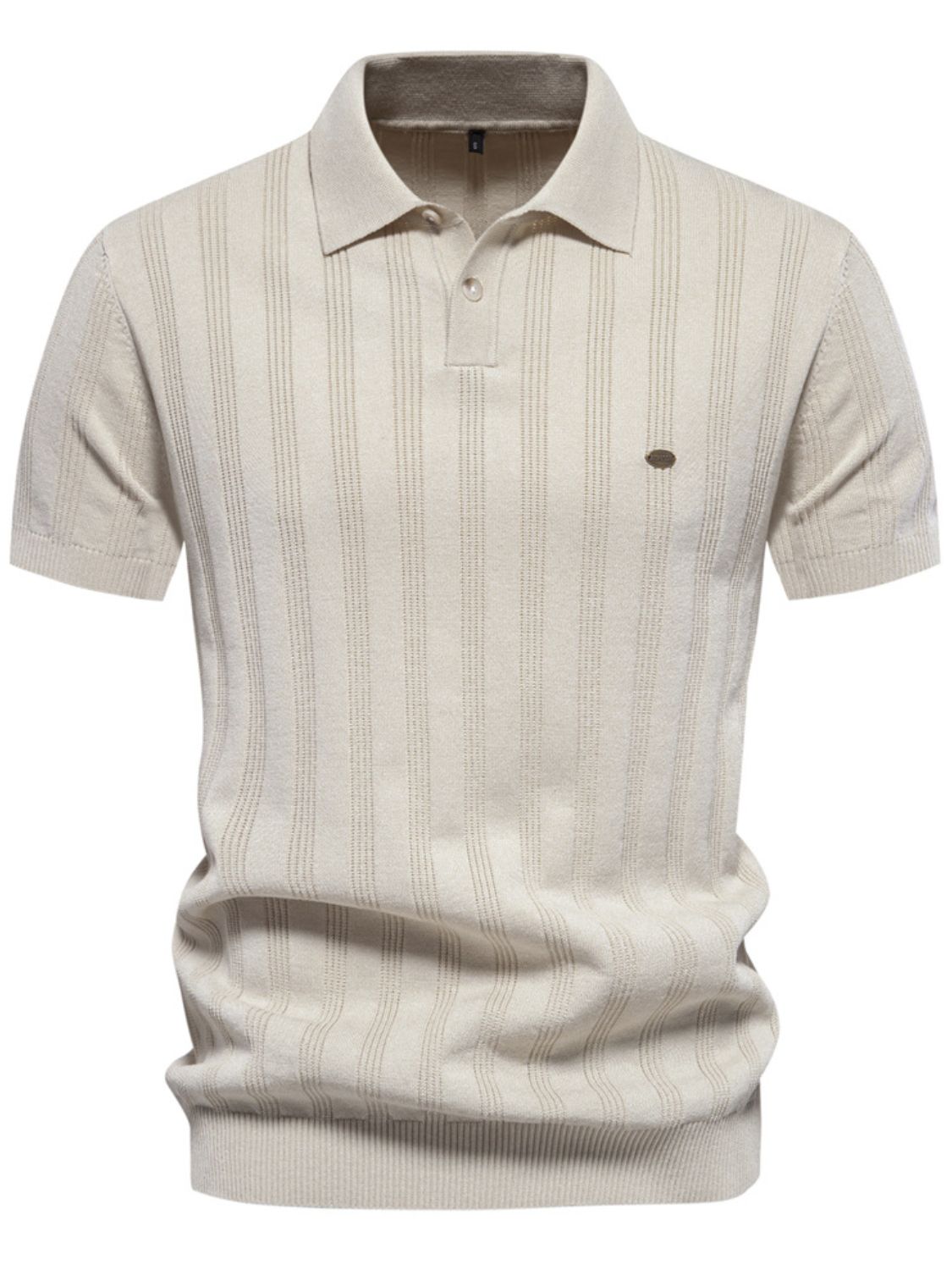 Men's Collared Neck Short Sleeve Knit Polo for Every Occasion