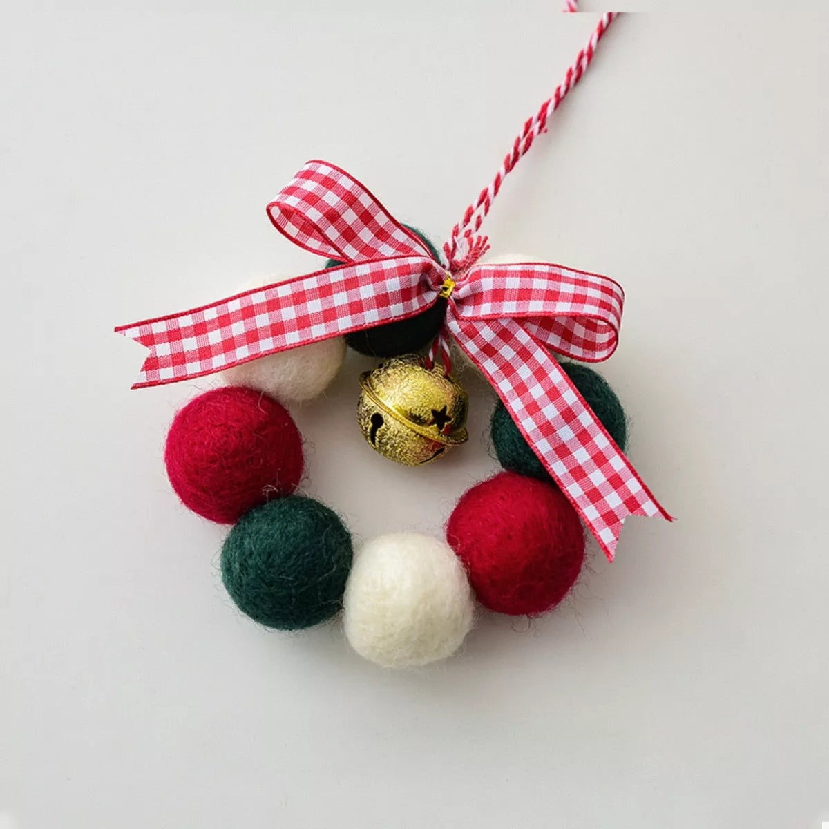 Christmas Felt Ball Garland Ornament