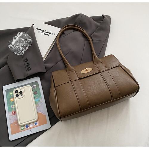 Chic PU Leather Shoulder Bag for Modern Women