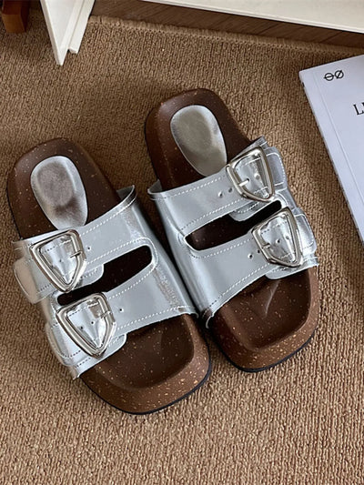 Double Buckle Comfort Sandals