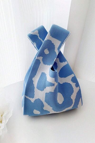 Stylish Zenana Flower Eco-Friendly Knitted Handbag