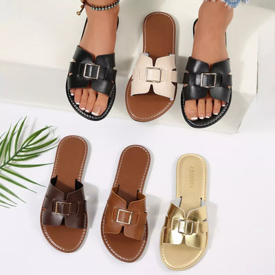 Open Toe Flats Sandals