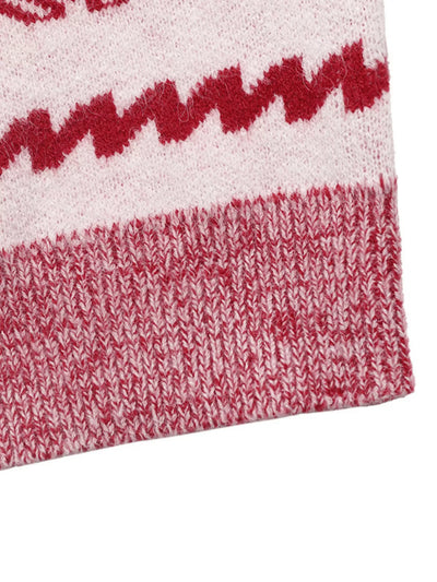 CHEERS Christmas Round Neck Long Sleeve Sweater