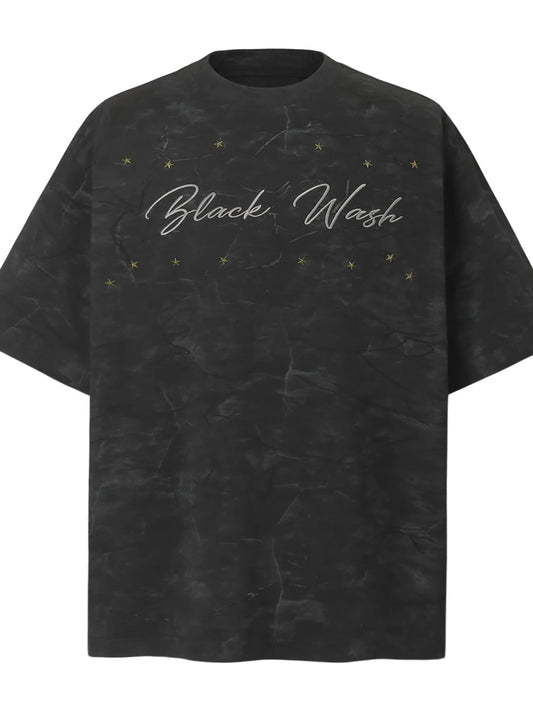 Men's Stars Round Neck Oversized T-Shirt