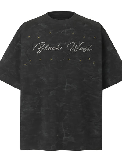 Men's Stars Round Neck Oversized T-Shirt