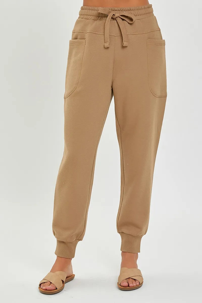 RISEN High Rise Relaxed Joggers