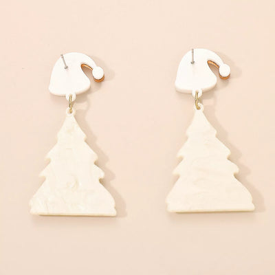 Christmas Tree Dangle Earrings