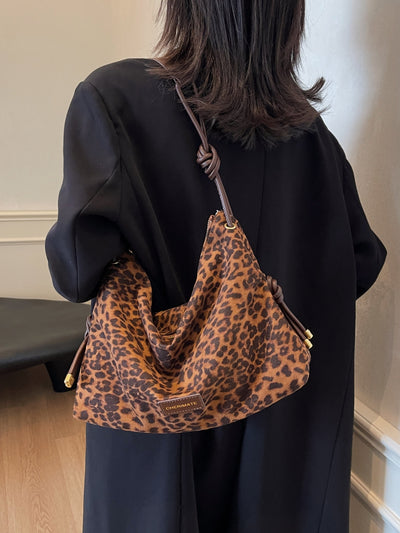 Stylish Suede Large Shoulder Bag for Every Occasion