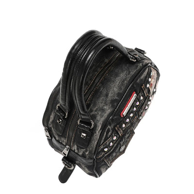 Nicole Lee USA Denim Sisters Secret Dome Handbag