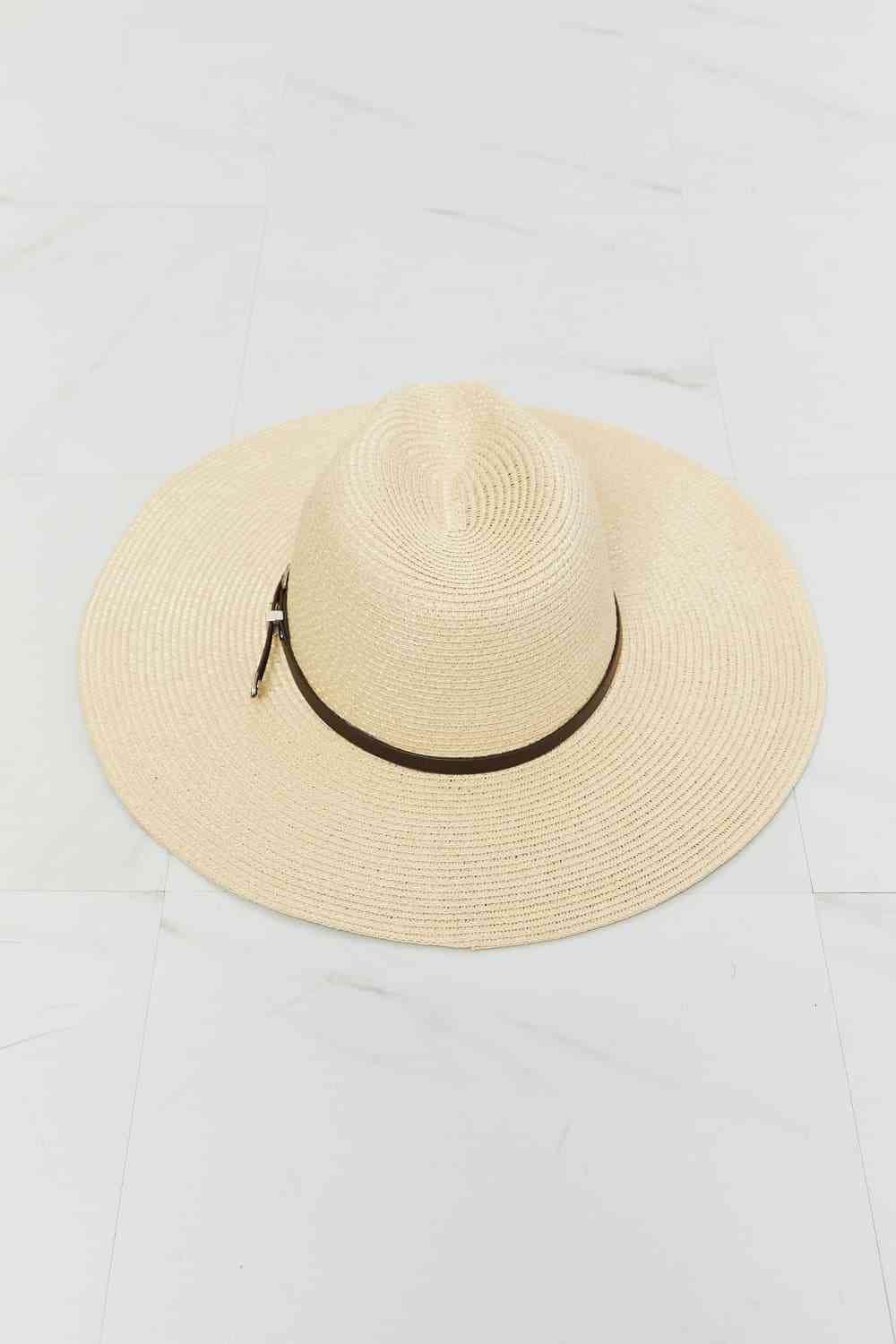 Fame Boho Summer Straw Fedora Hat for Trendy Women