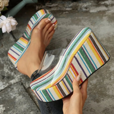 Open Toe Wedge Sandals