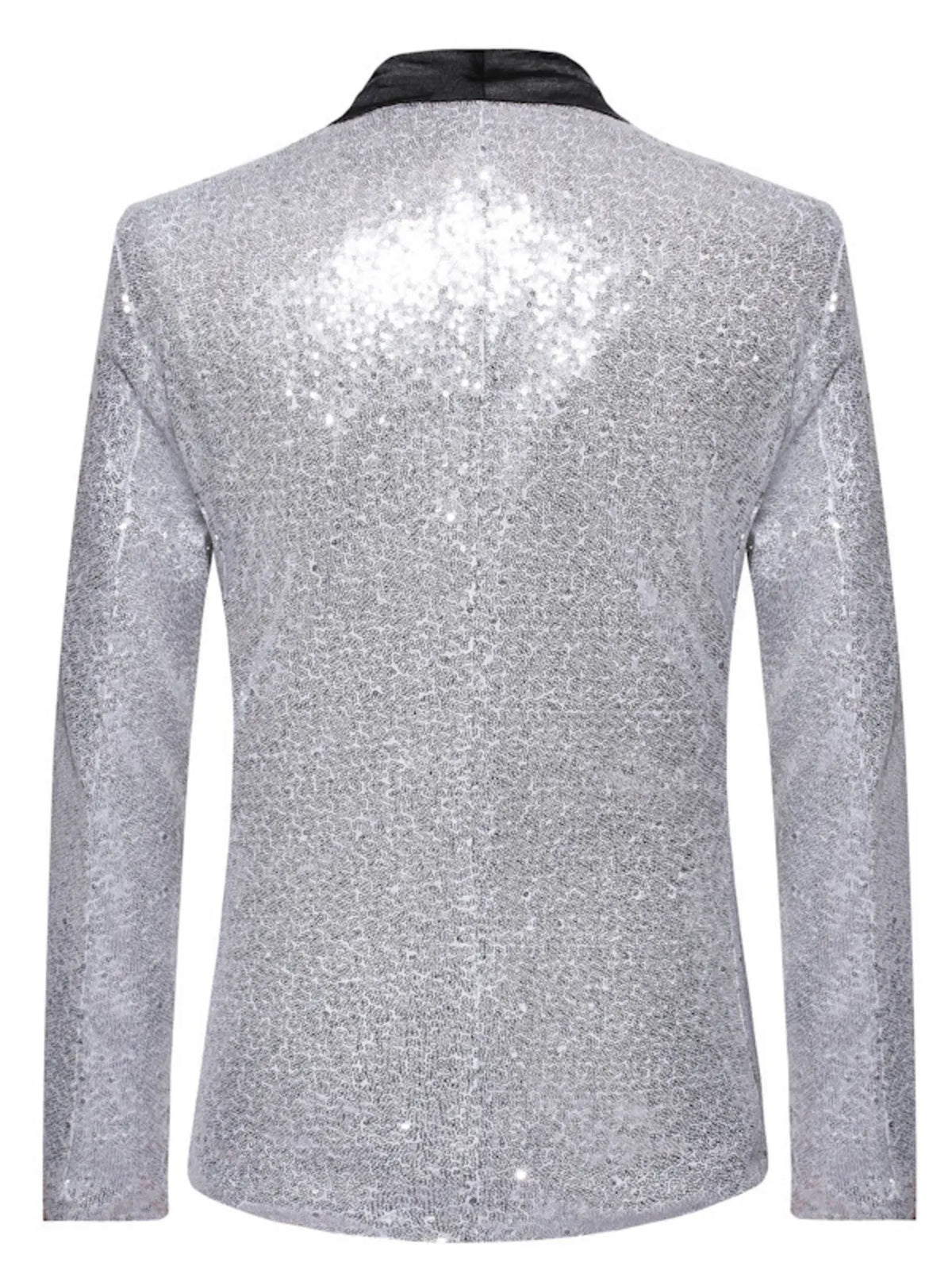 Men's Sequin Long Sleeve Blazer