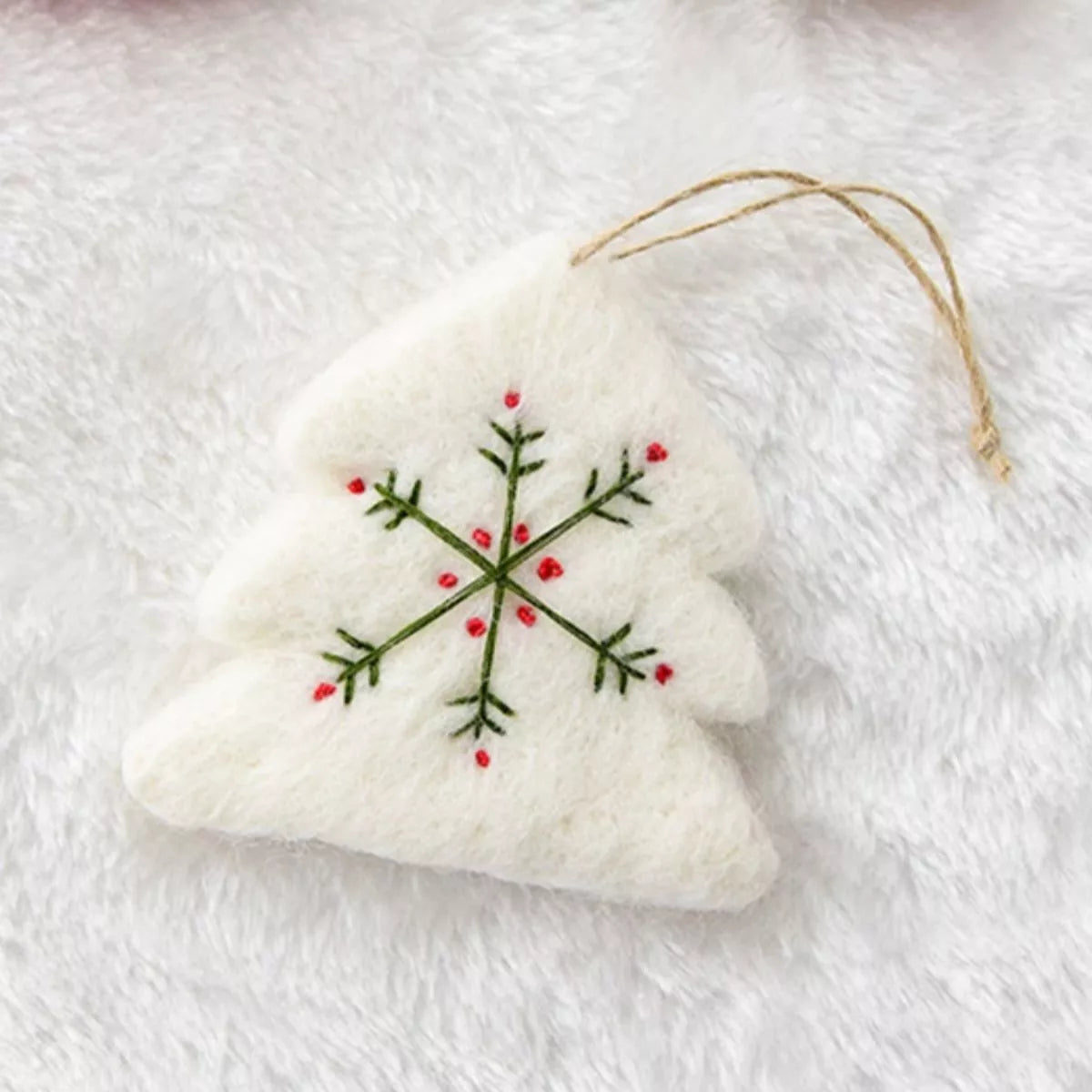 Christmas Felt Snowflake Ornament