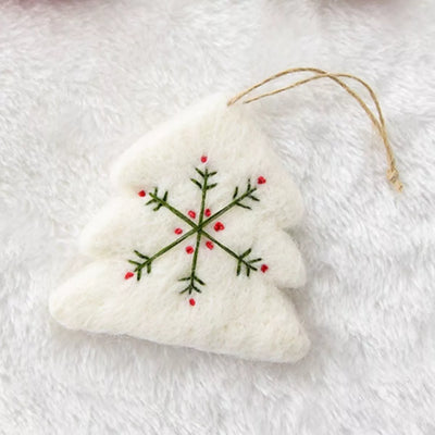 Christmas Felt Snowflake Ornament