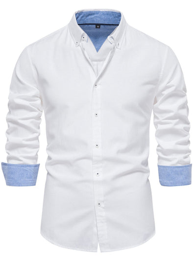 Men's Button Down Collared Neck Shirt for Stylish Comfort