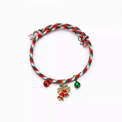 Christmas Charm Braided Rope Bracelet