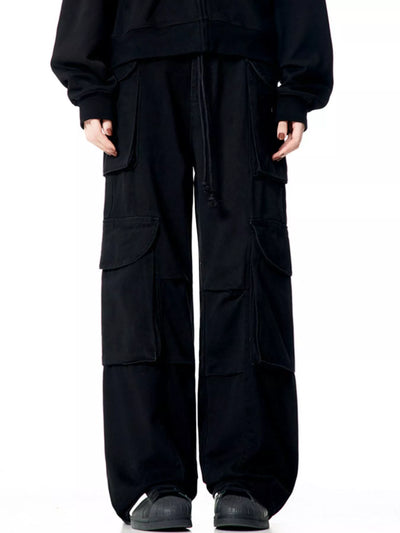 Men's Loose Fit Multi-Pocket Cargo Pants