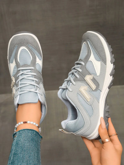 Contrast Lace Up Athletic