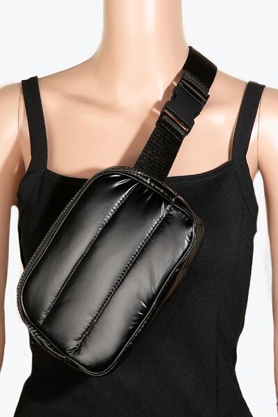 Fame Quilted Nylon Crossbody Bag for Chic Everyday Style