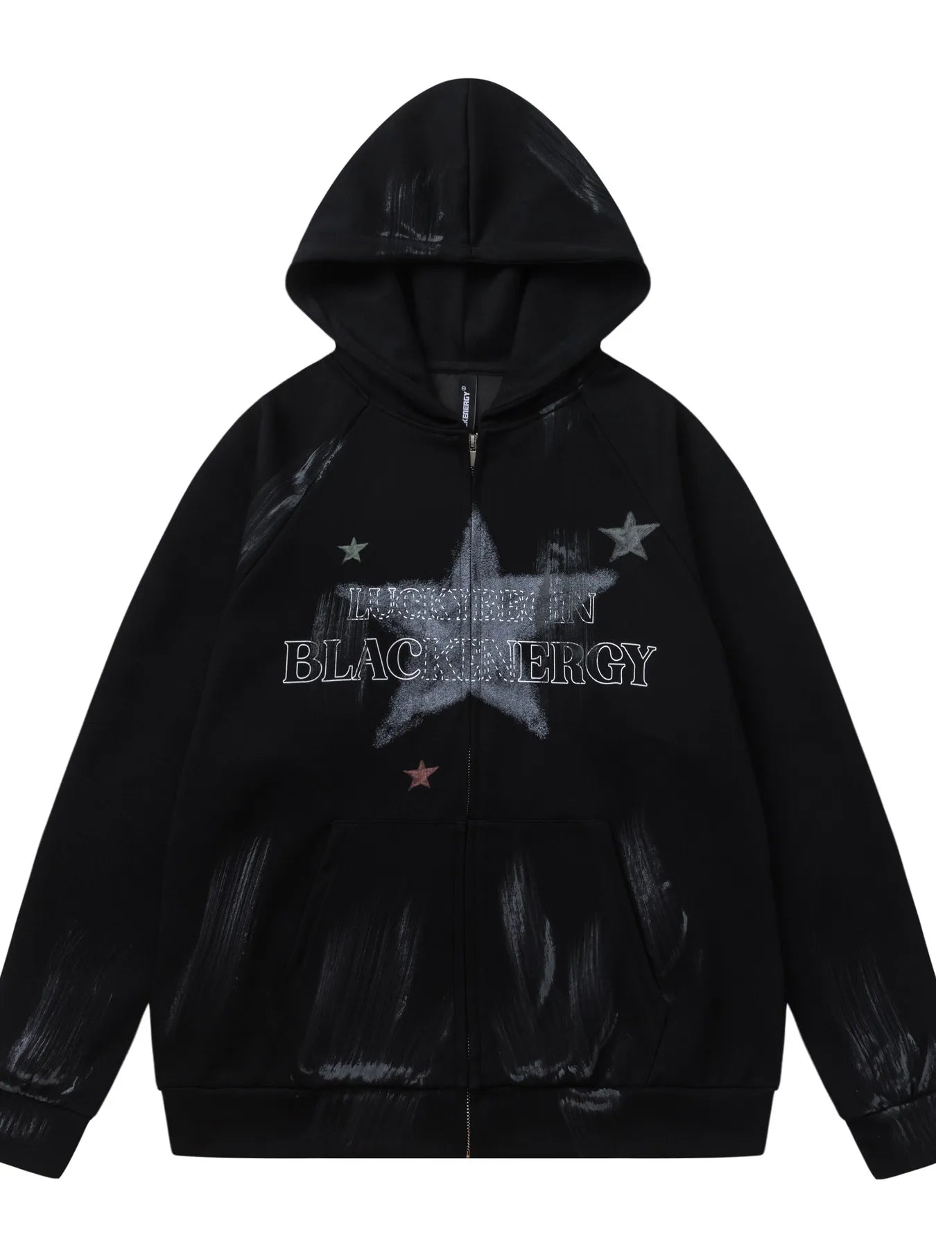 Men's Vintage Star Zip-Up Hoodie