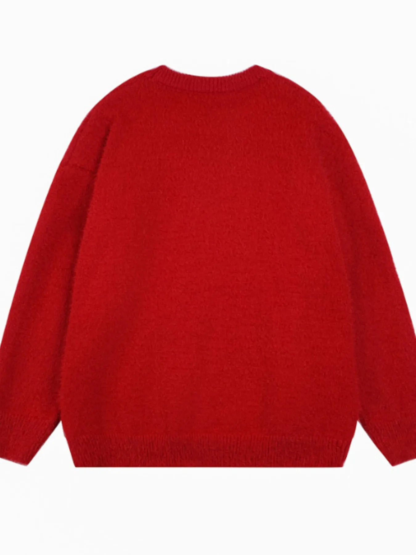 Men's Christmas Reindeer Round Neck Sweater