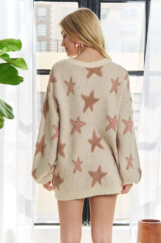 ADORA Star Crew Neck Sweater