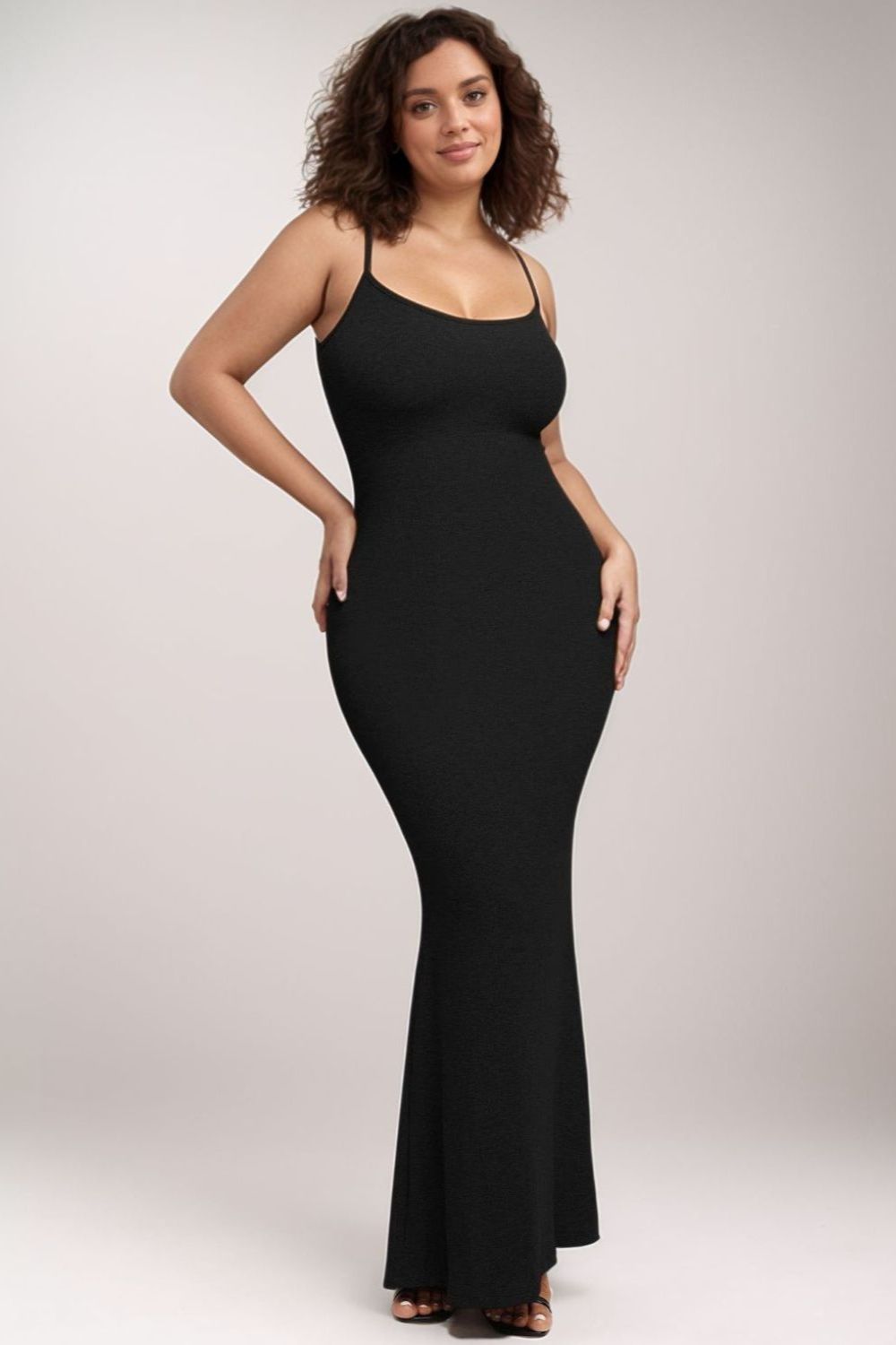 Elegant Maxi Dress with Built-In Shapewear for Confidence