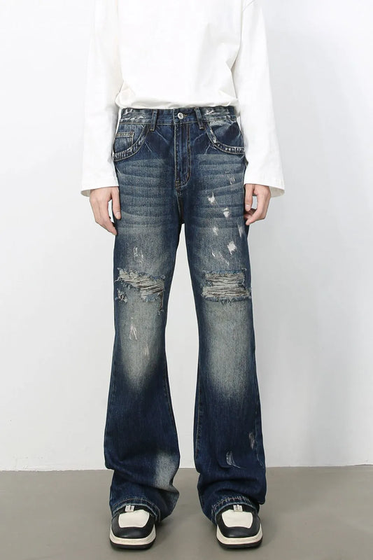 Men's Distressed Jeans