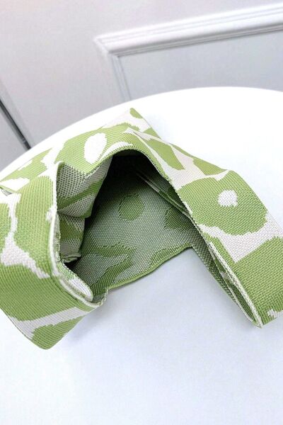 Stylish Zenana Flower Eco-Friendly Knitted Handbag