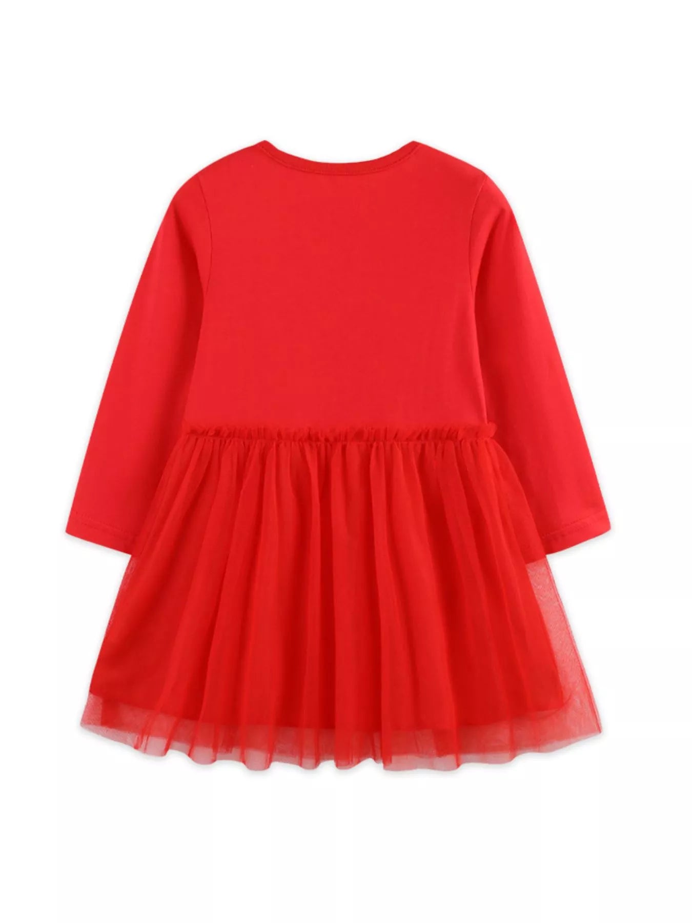 Children's Reindeer Applique Tulle Dress