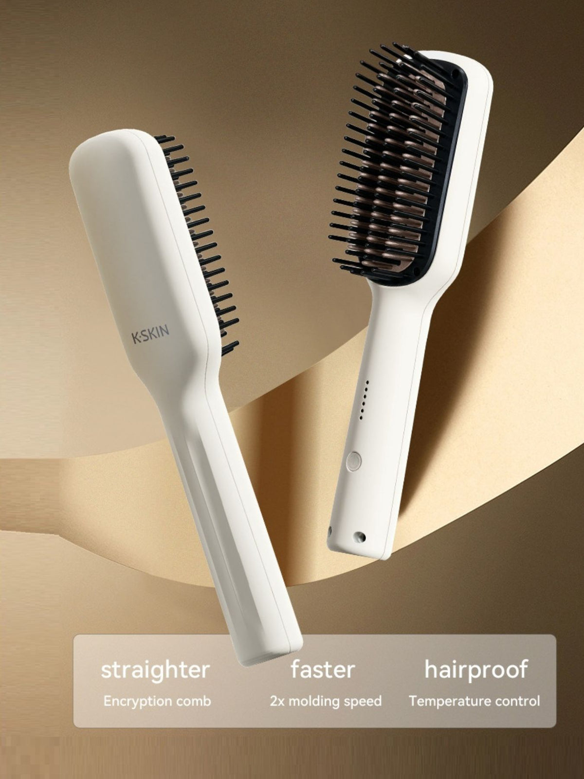 Anti-Scald Hair Straightening Comb