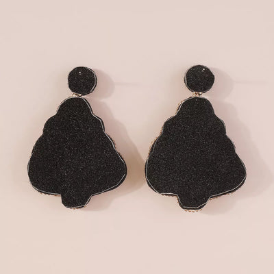 Christmas Tree Dangle Earrings