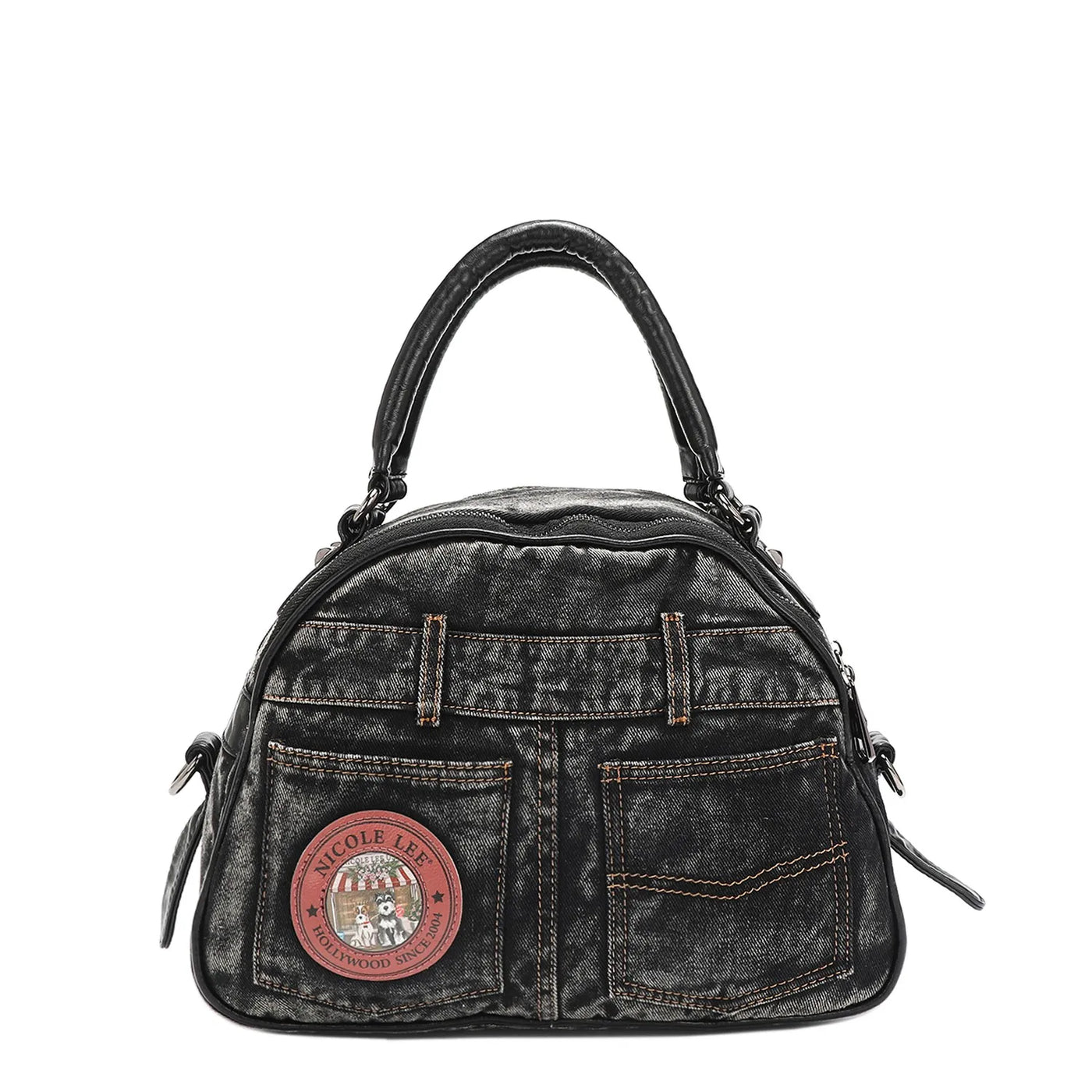 Nicole Lee USA Denim Sisters Secret Dome Handbag