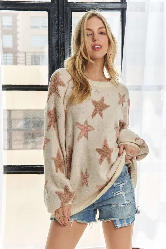 ADORA Star Crew Neck Sweater