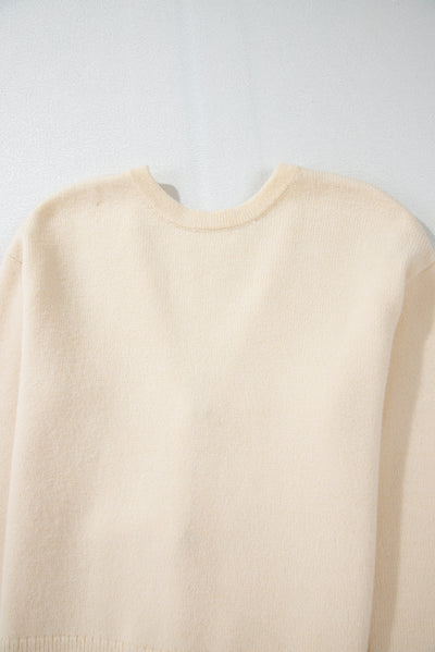 Cozy Bowknot V Neck Long Sleeve Cardigan - Trendy Style