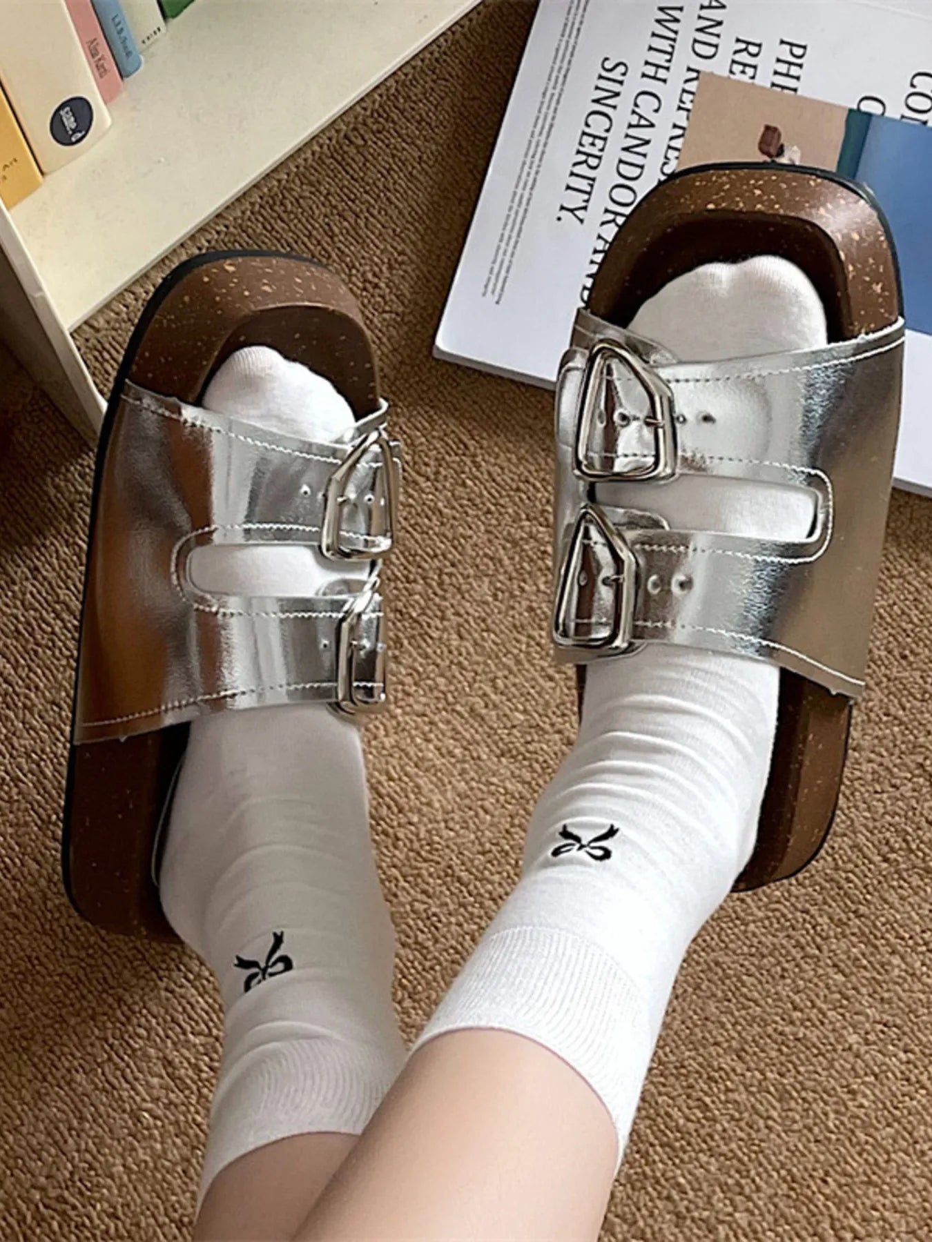 Double Buckle Comfort Sandals