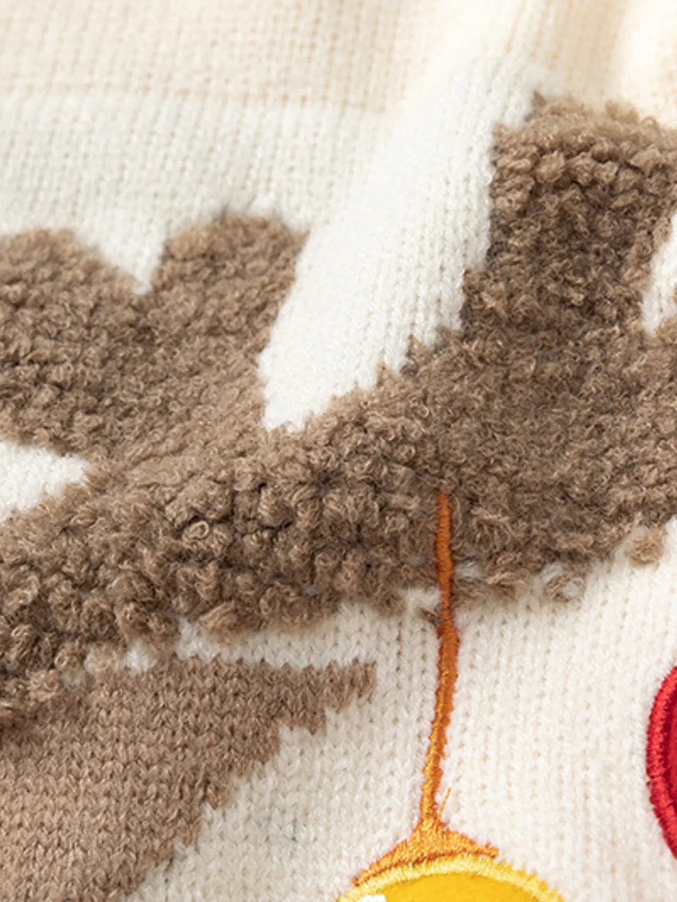 Plus Size Christmas Reindeer Long Sleeve Sweater