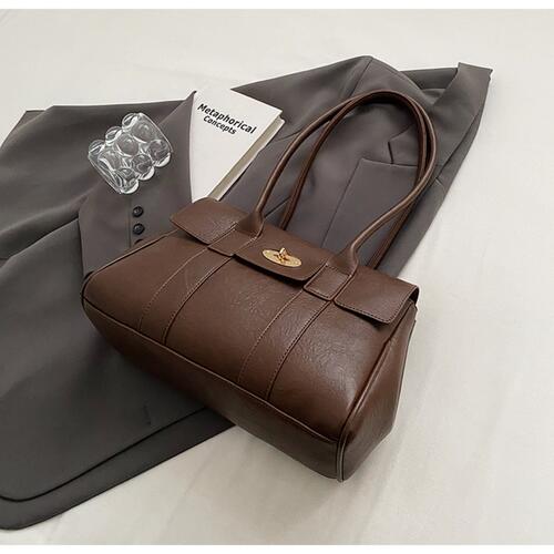 Chic PU Leather Shoulder Bag for Modern Women
