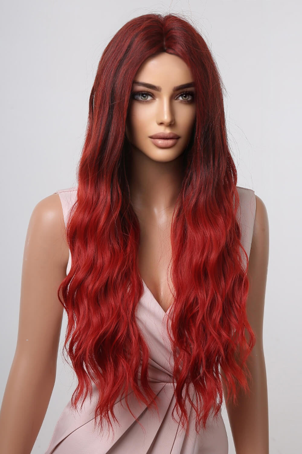 Vibrant 27" Long Wave Synthetic Wig for Natural Look