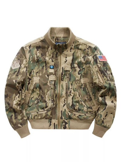 Men's Plus Size Zip Up Long Sleeve Jacket