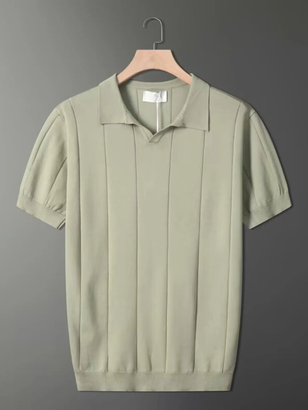 Men's Plus Size Collared Neck Short Sleeve Polo
