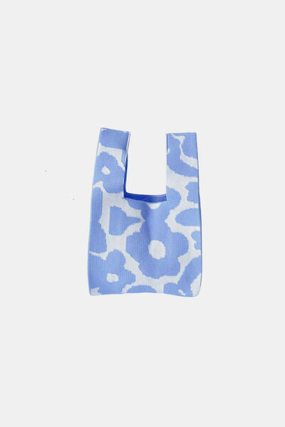 Stylish Zenana Flower Eco-Friendly Knitted Handbag