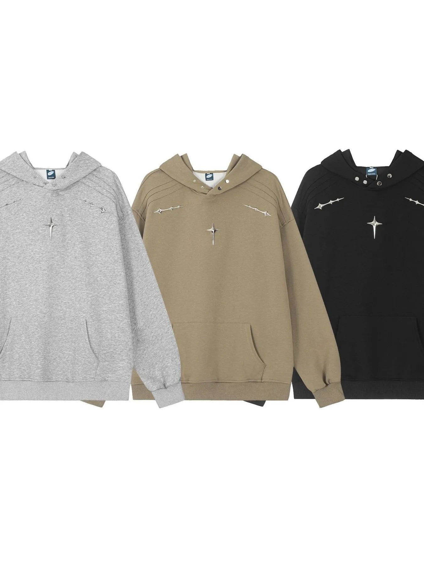 Men's Cross Star Kangaroo Pocket Hoodie