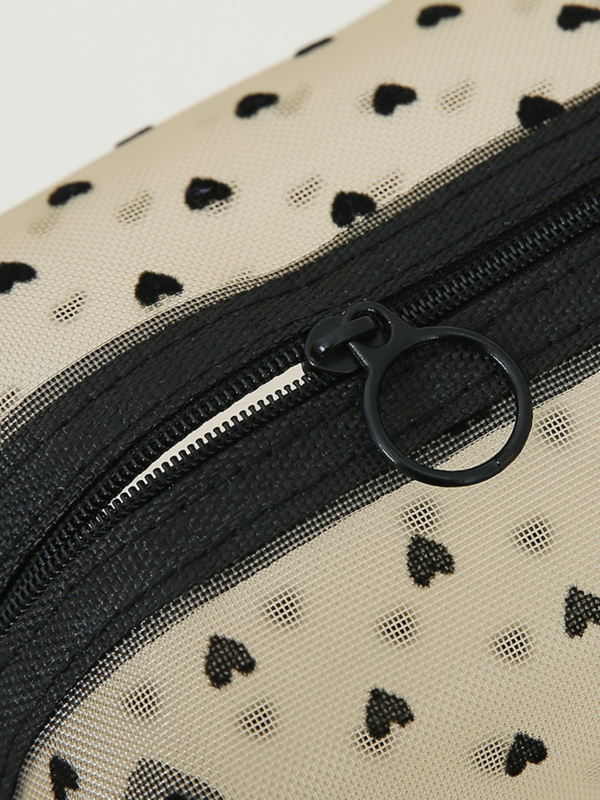 Charming Heart Polyester Travel & Cosmetic Bag Gift Set