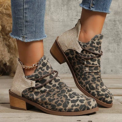 Block Heel Ankle Boots