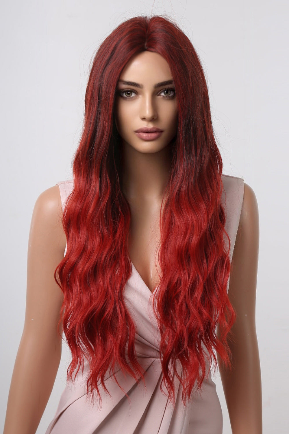 Vibrant 27" Long Wave Synthetic Wig for Natural Look