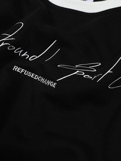 Men's Color Block Crew Neck Sweatshirt